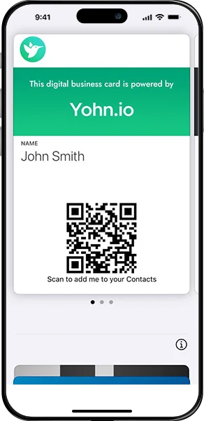 Show the card on your phone