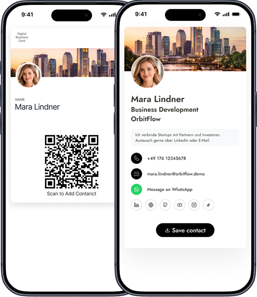 Premium Digital Business Card